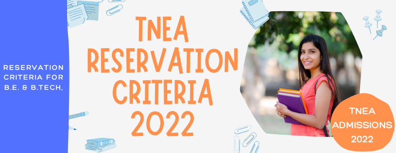 TNEA Reservation Criteria 2022